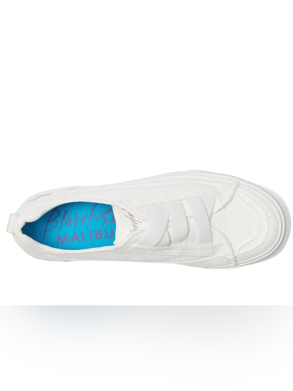 Blowfish Malibu Aztek White Canvas Slip-On Sneakers